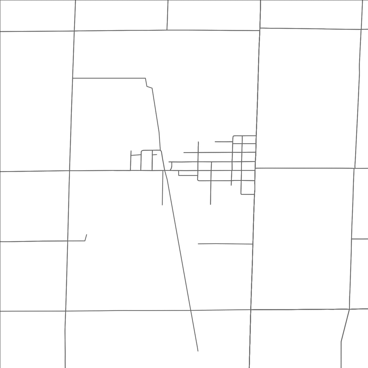 ROAD MAP OF RISINGSUN, OHIO BY MAPBAKES