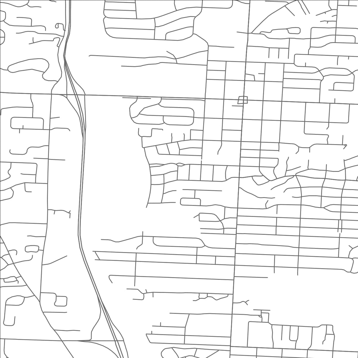 ROAD MAP OF RIVERLEA, OHIO BY MAPBAKES