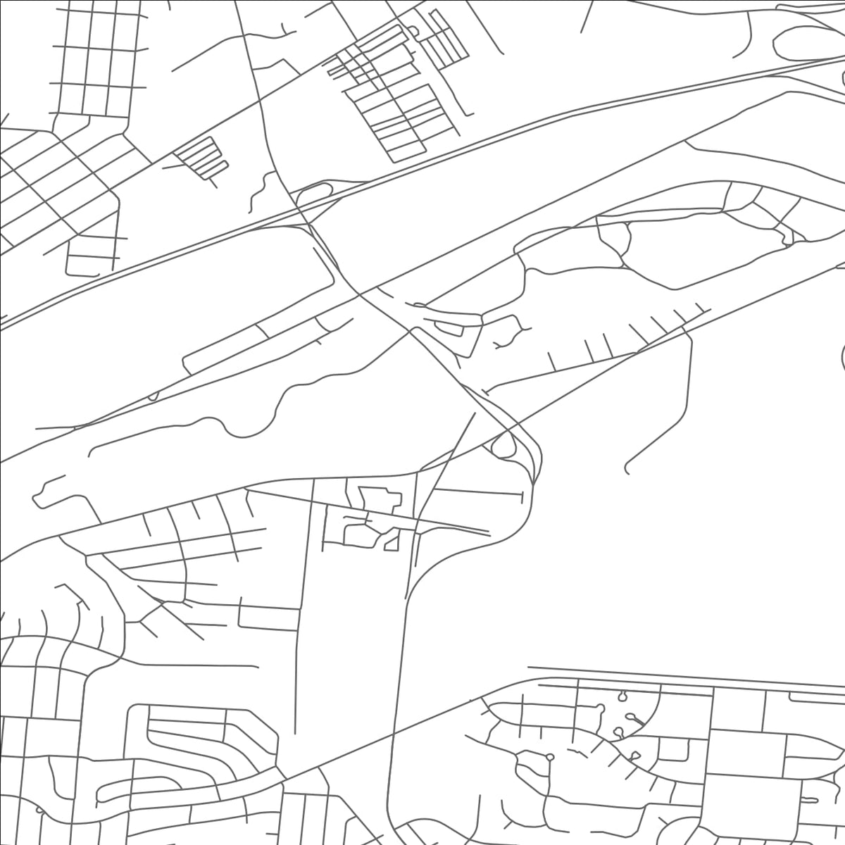ROAD MAP OF RIVERSIDE, OHIO BY MAPBAKES