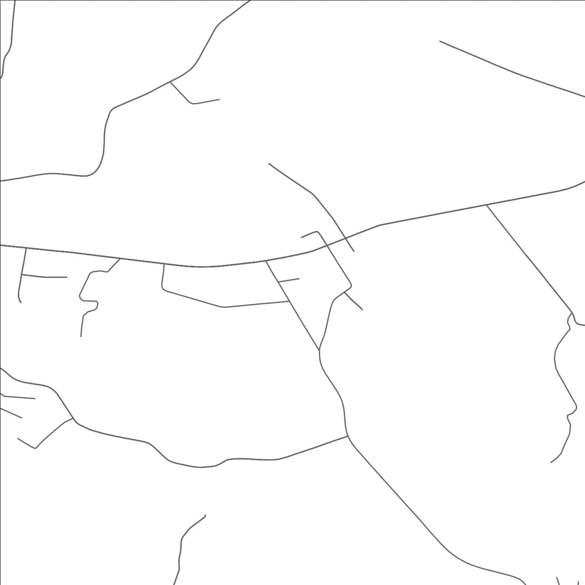 ROAD MAP OF ROACHESTER, OHIO BY MAPBAKES