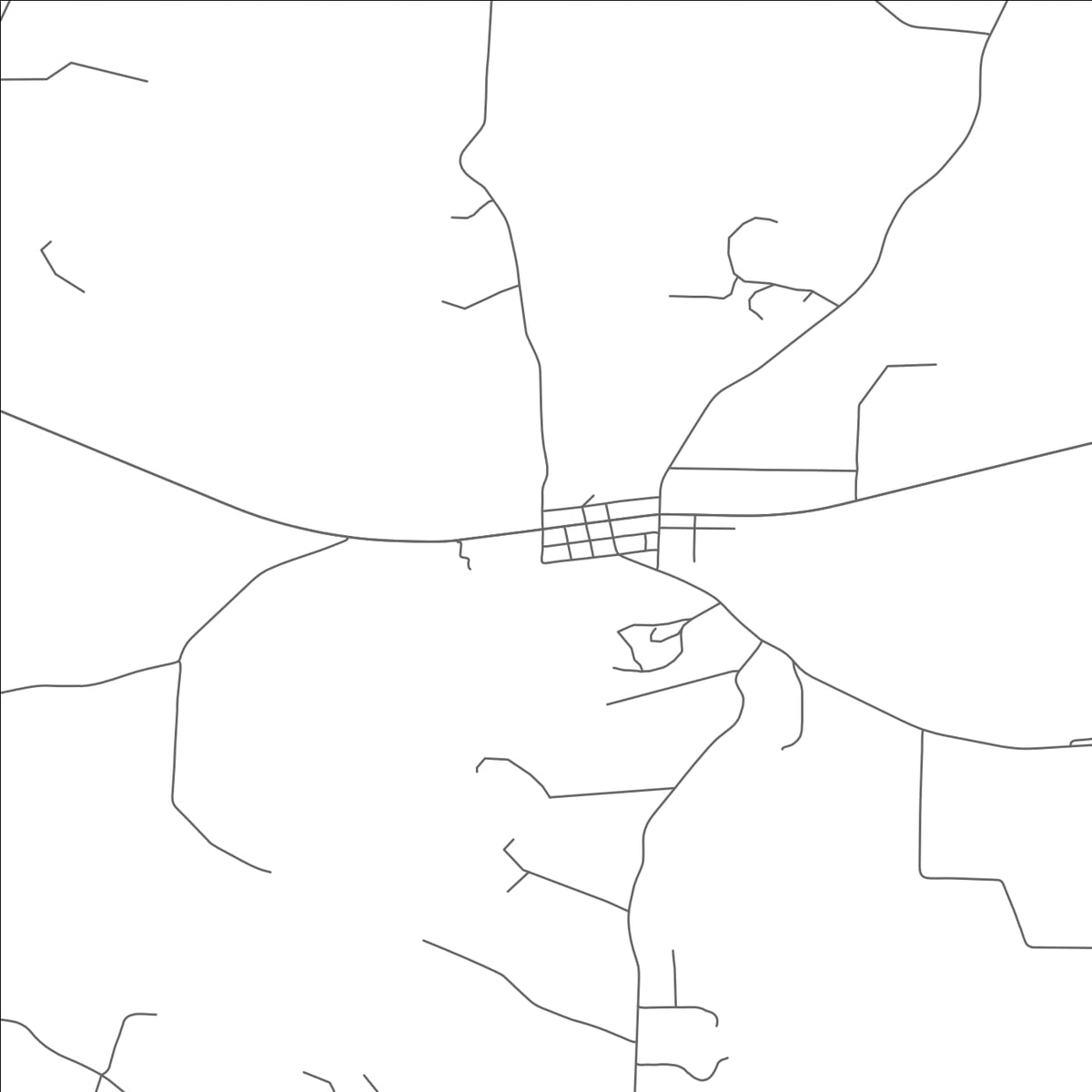ROAD MAP OF ROBERTSVILLE, OHIO BY MAPBAKES