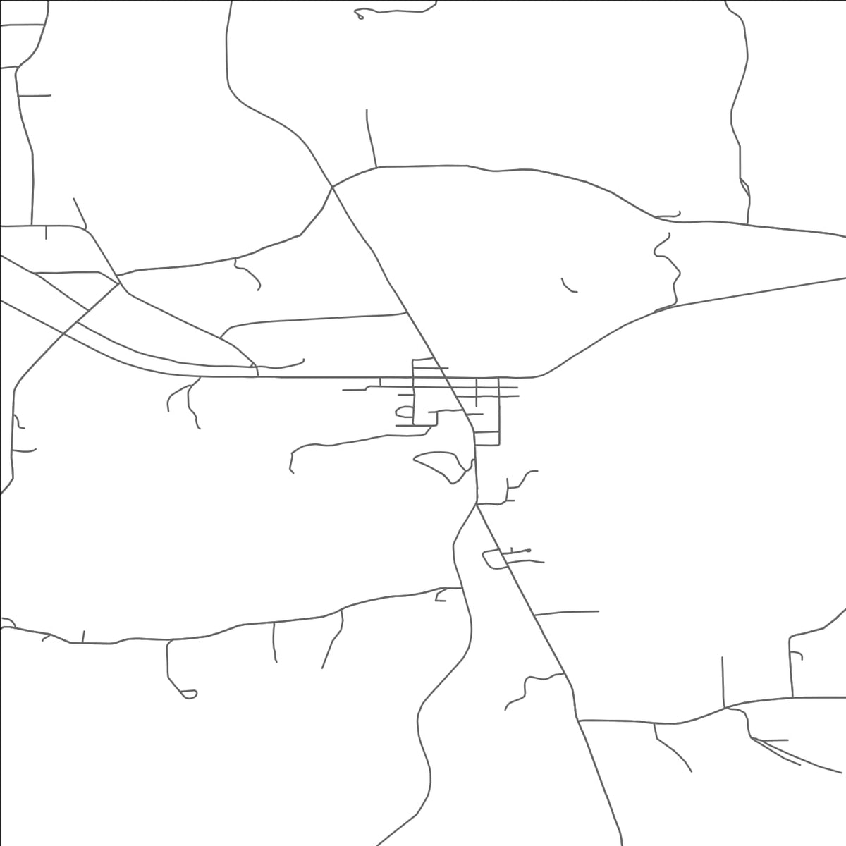 ROAD MAP OF ROGERS, OHIO BY MAPBAKES