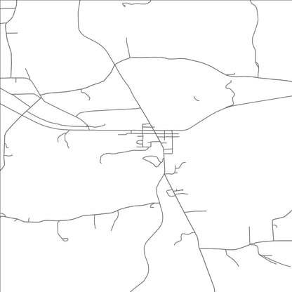 ROAD MAP OF ROGERS, OHIO BY MAPBAKES