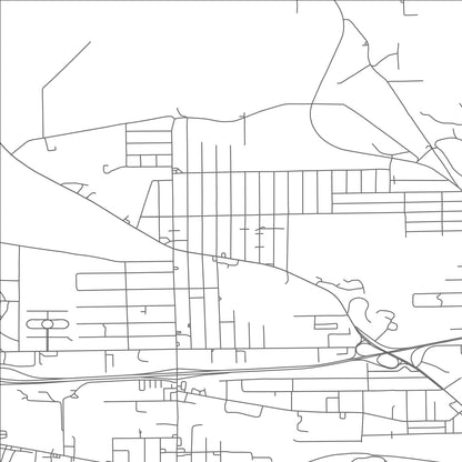 ROAD MAP OF ROSELAND, OHIO BY MAPBAKES