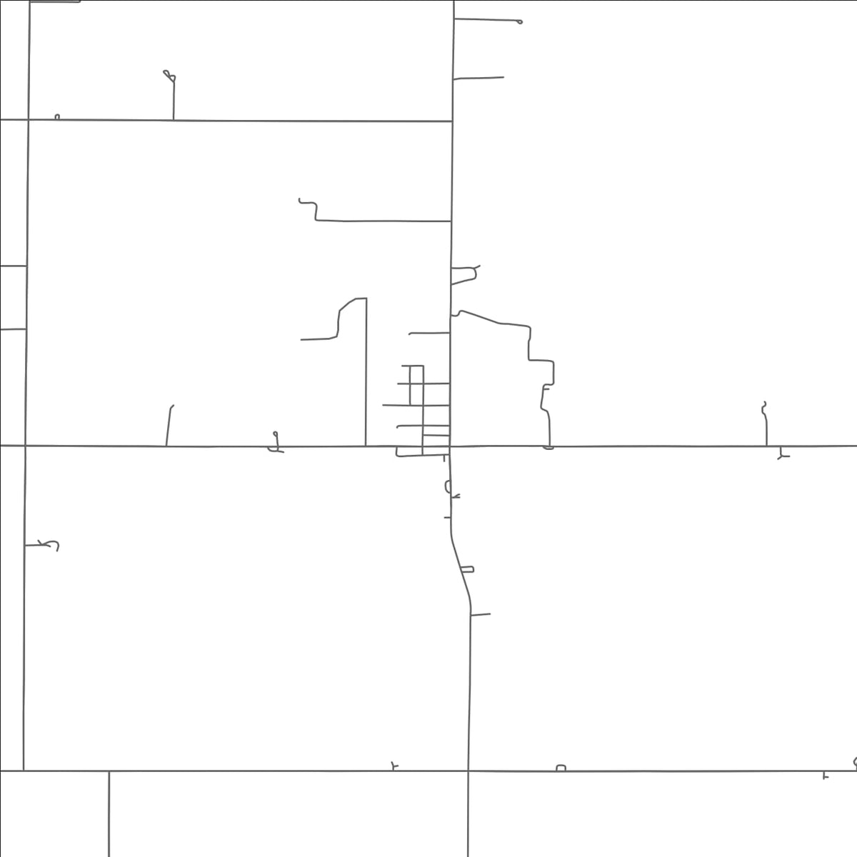 ROAD MAP OF ROSSBURG, OHIO BY MAPBAKES