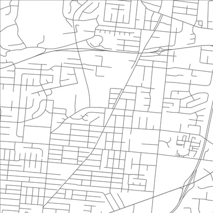ROAD MAP OF ROSSMOYNE, OHIO BY MAPBAKES