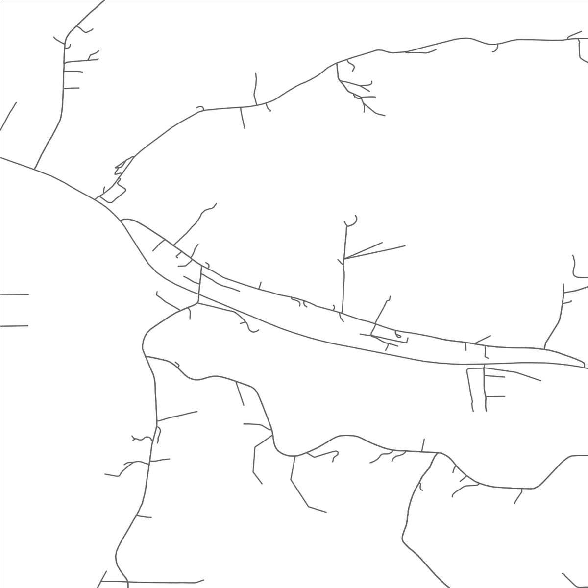 ROAD MAP OF ROSWELL, OHIO BY MAPBAKES