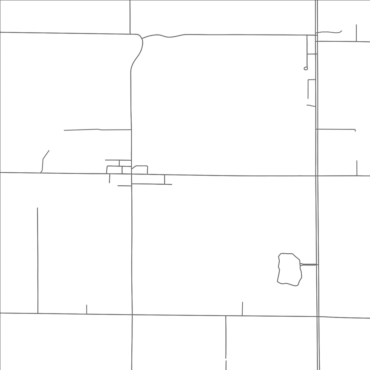 ROAD MAP OF RUDOLPH, OHIO BY MAPBAKES