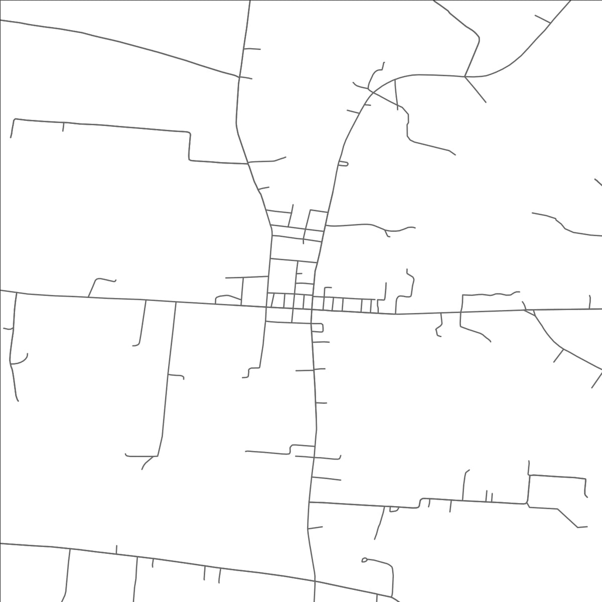 ROAD MAP OF RUSSELLVILLE, OHIO BY MAPBAKES