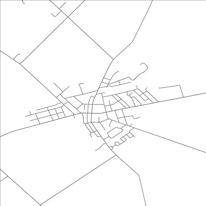 ROAD MAP OF SABINA, OHIO BY MAPBAKES