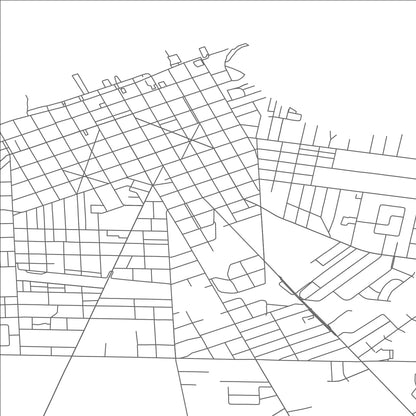 ROAD MAP OF SANDUSKY, OHIO BY MAPBAKES