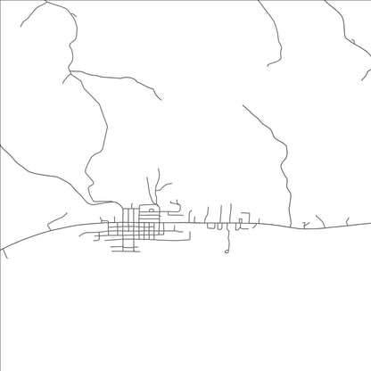 ROAD MAP OF SARDIS, OHIO BY MAPBAKES
