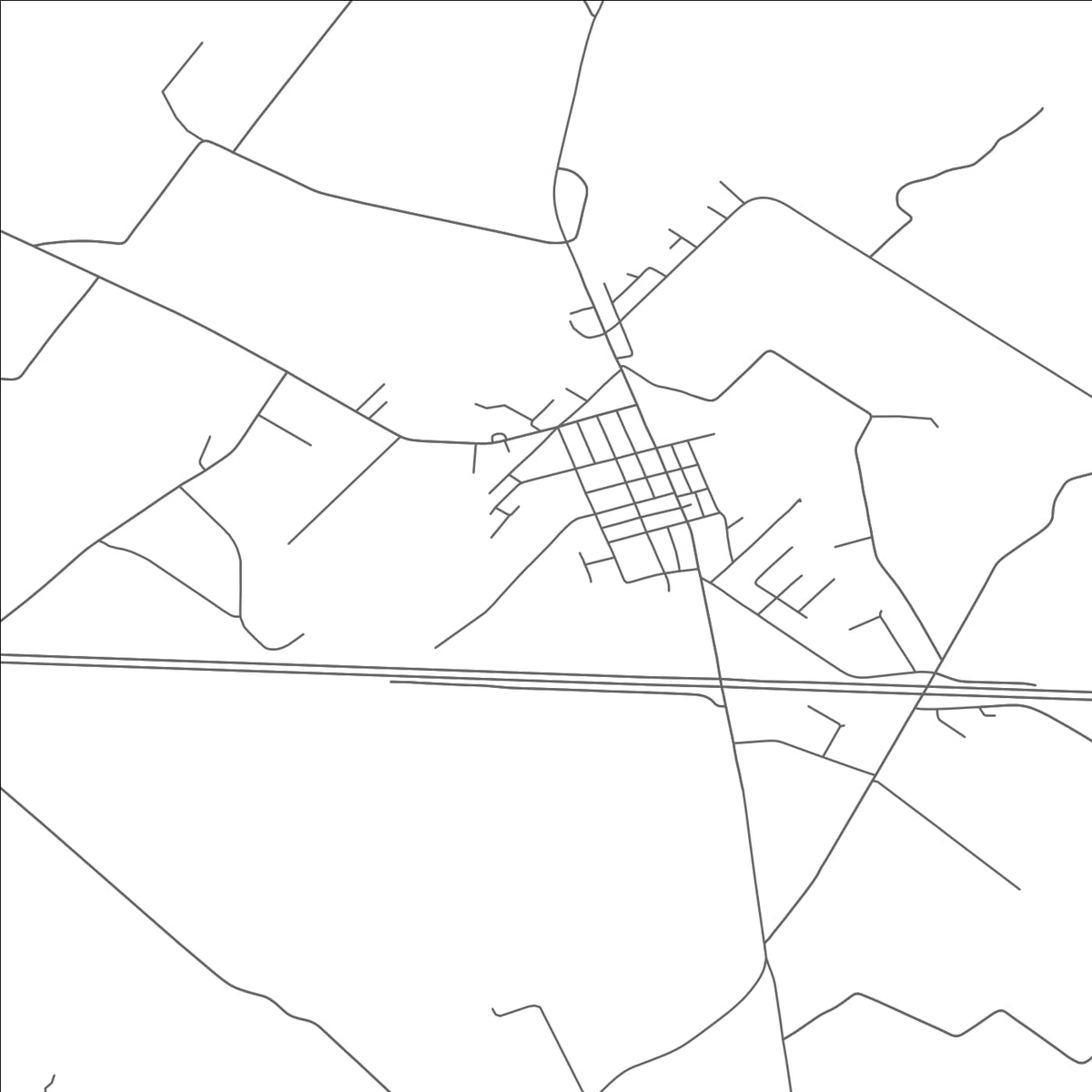 ROAD MAP OF SEAMAN, OHIO BY MAPBAKES