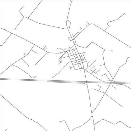 ROAD MAP OF SEAMAN, OHIO BY MAPBAKES