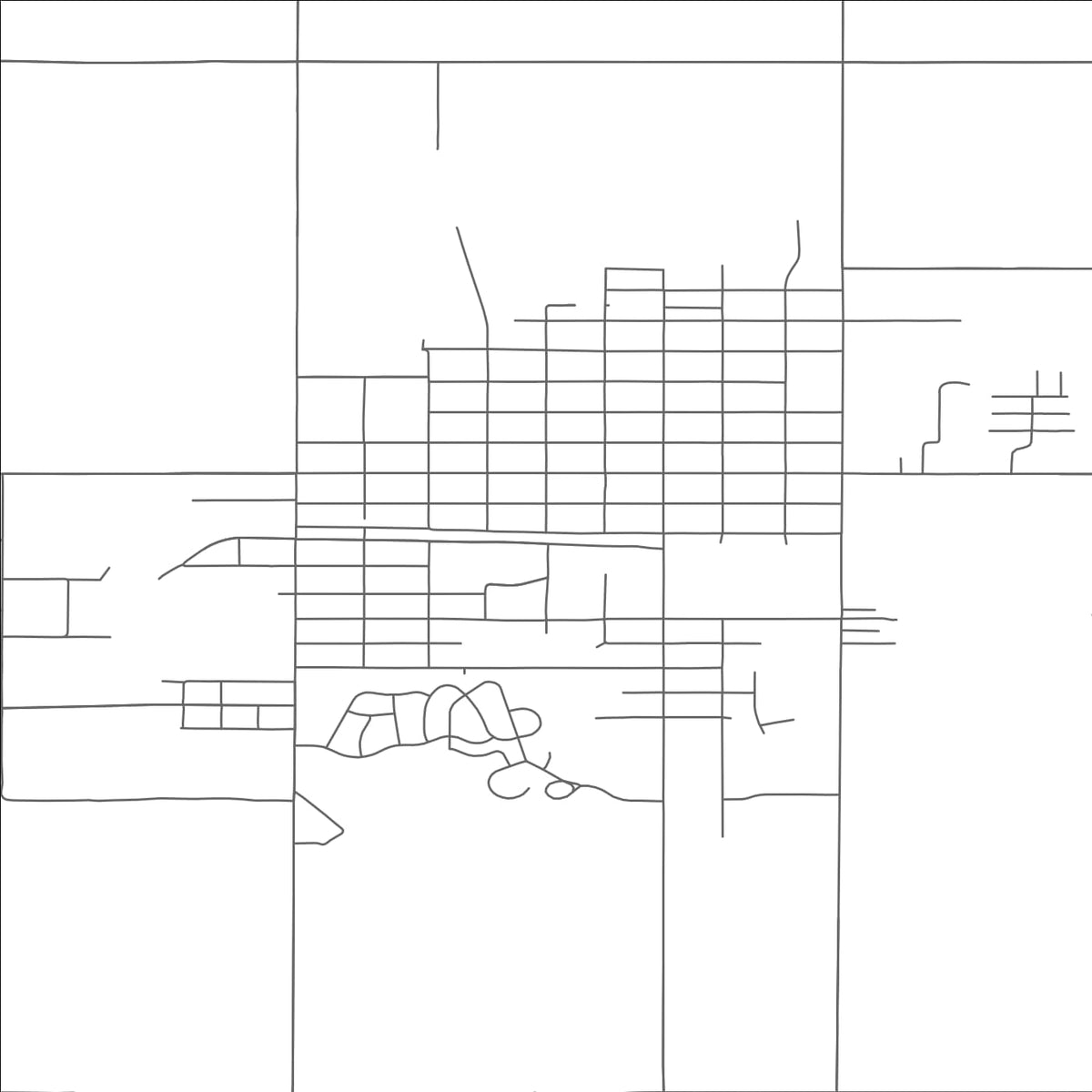 ROAD MAP OF SEBRING, OHIO BY MAPBAKES