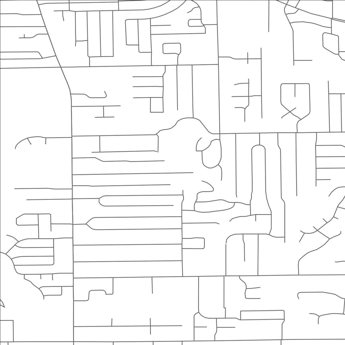 ROAD MAP OF SEVEN HILLS, OHIO BY MAPBAKES