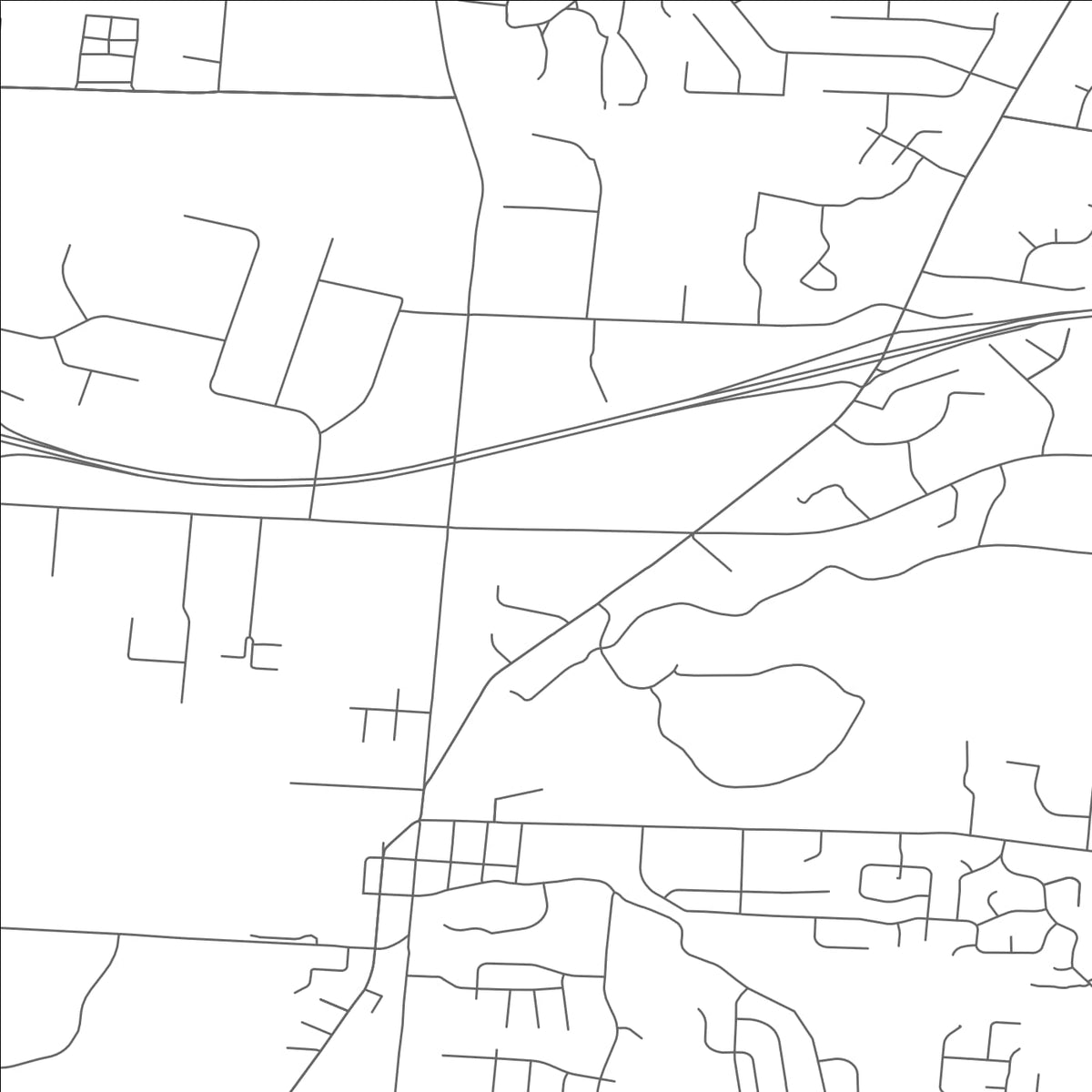 ROAD MAP OF SHARONVILLE, OHIO BY MAPBAKES