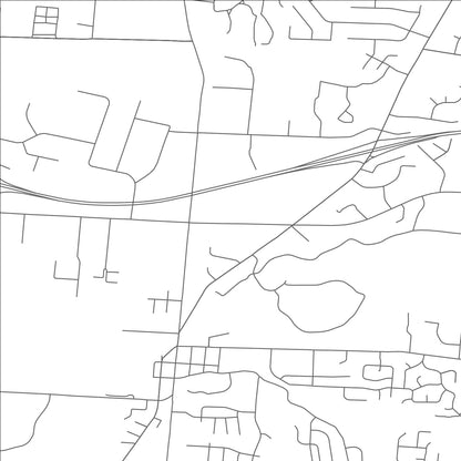 ROAD MAP OF SHARONVILLE, OHIO BY MAPBAKES