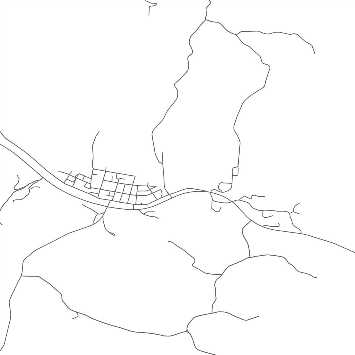 ROAD MAP OF SHAWNEE, OHIO BY MAPBAKES