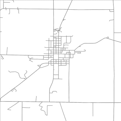 ROAD MAP OF SHREVE, OHIO BY MAPBAKES