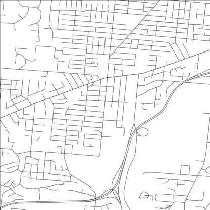 ROAD MAP OF SILVERTON, OHIO BY MAPBAKES