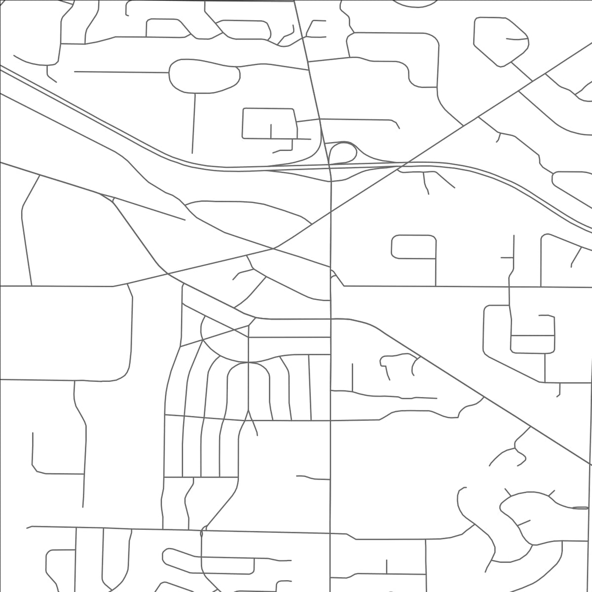 ROAD MAP OF SOLON, OHIO BY MAPBAKES