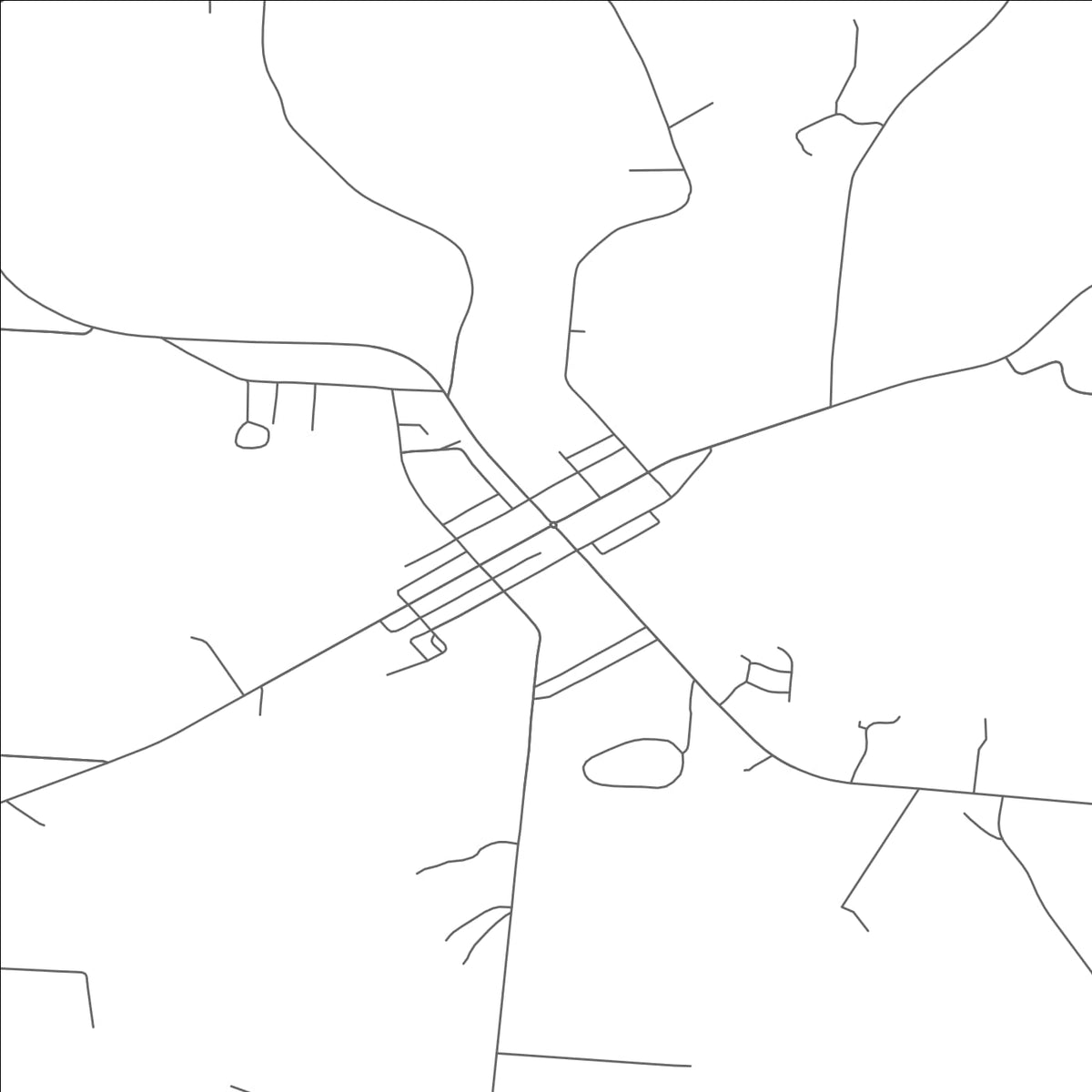 ROAD MAP OF SOMERSET, OHIO BY MAPBAKES