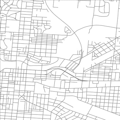 ROAD MAP OF SPRINGFIELD, OHIO BY MAPBAKES