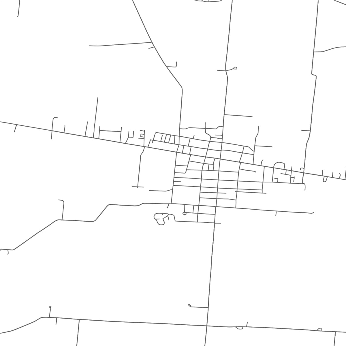 ROAD MAP OF ST. PARIS, OHIO BY MAPBAKES
