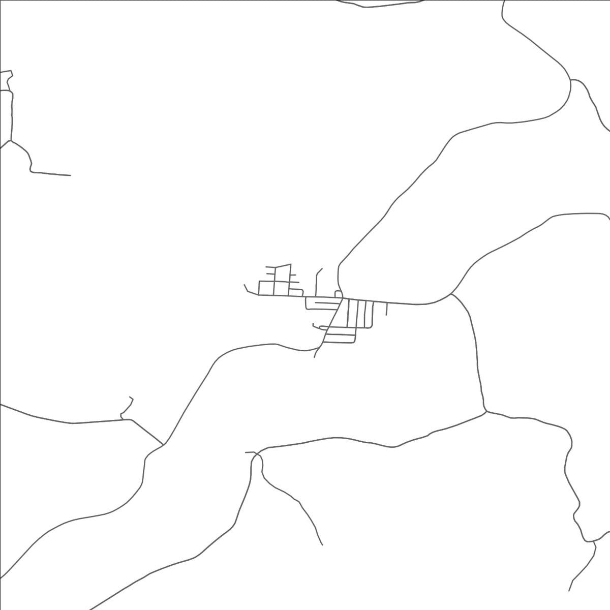 ROAD MAP OF STEWART, OHIO BY MAPBAKES