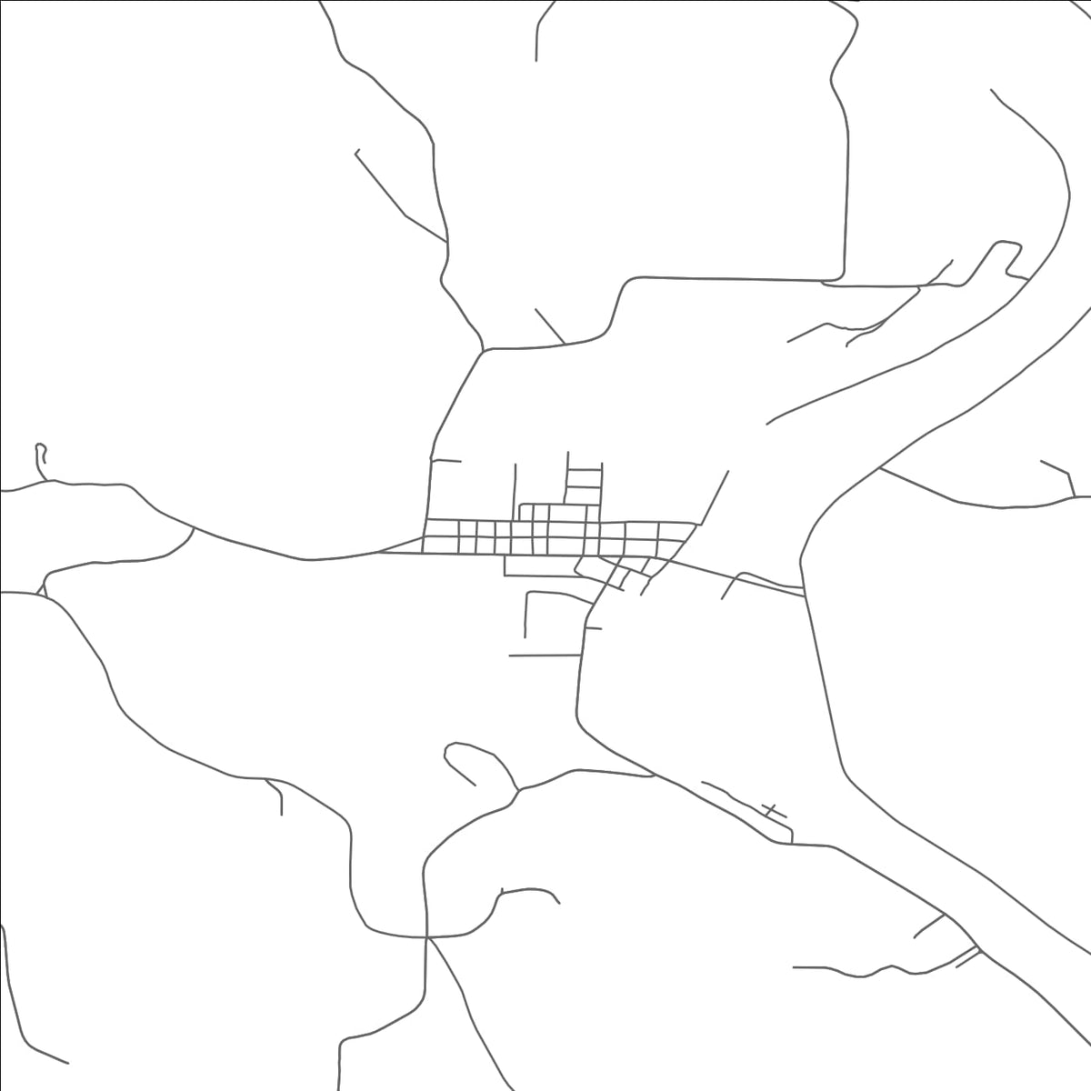 ROAD MAP OF STOCKPORT, OHIO BY MAPBAKES