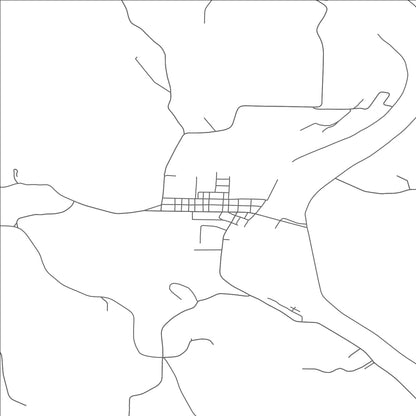ROAD MAP OF STOCKPORT, OHIO BY MAPBAKES