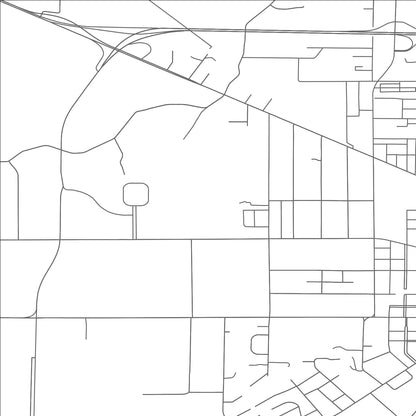 ROAD MAP OF STONY PRAIRIE, OHIO BY MAPBAKES
