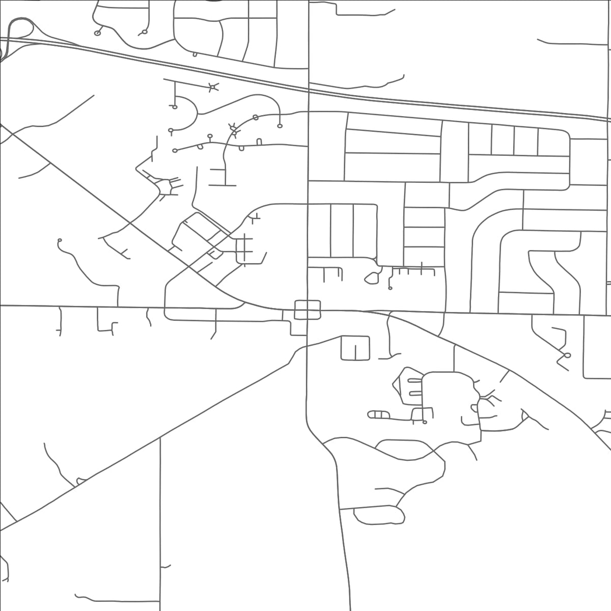 ROAD MAP OF STREETSBORO, OHIO BY MAPBAKES