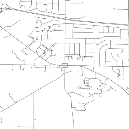 ROAD MAP OF STREETSBORO, OHIO BY MAPBAKES