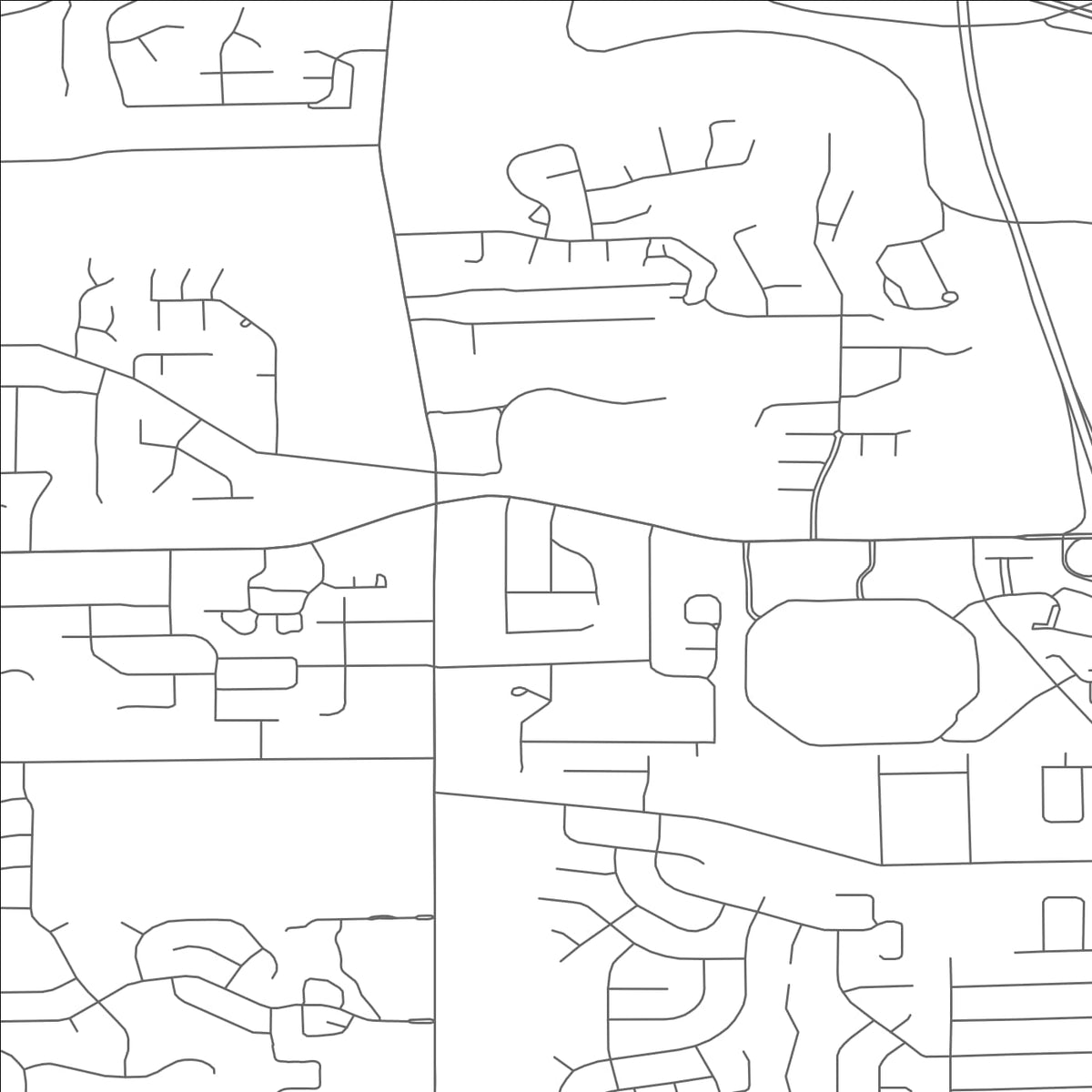 ROAD MAP OF STRONGSVILLE, OHIO BY MAPBAKES