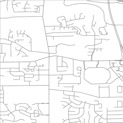 ROAD MAP OF STRONGSVILLE, OHIO BY MAPBAKES