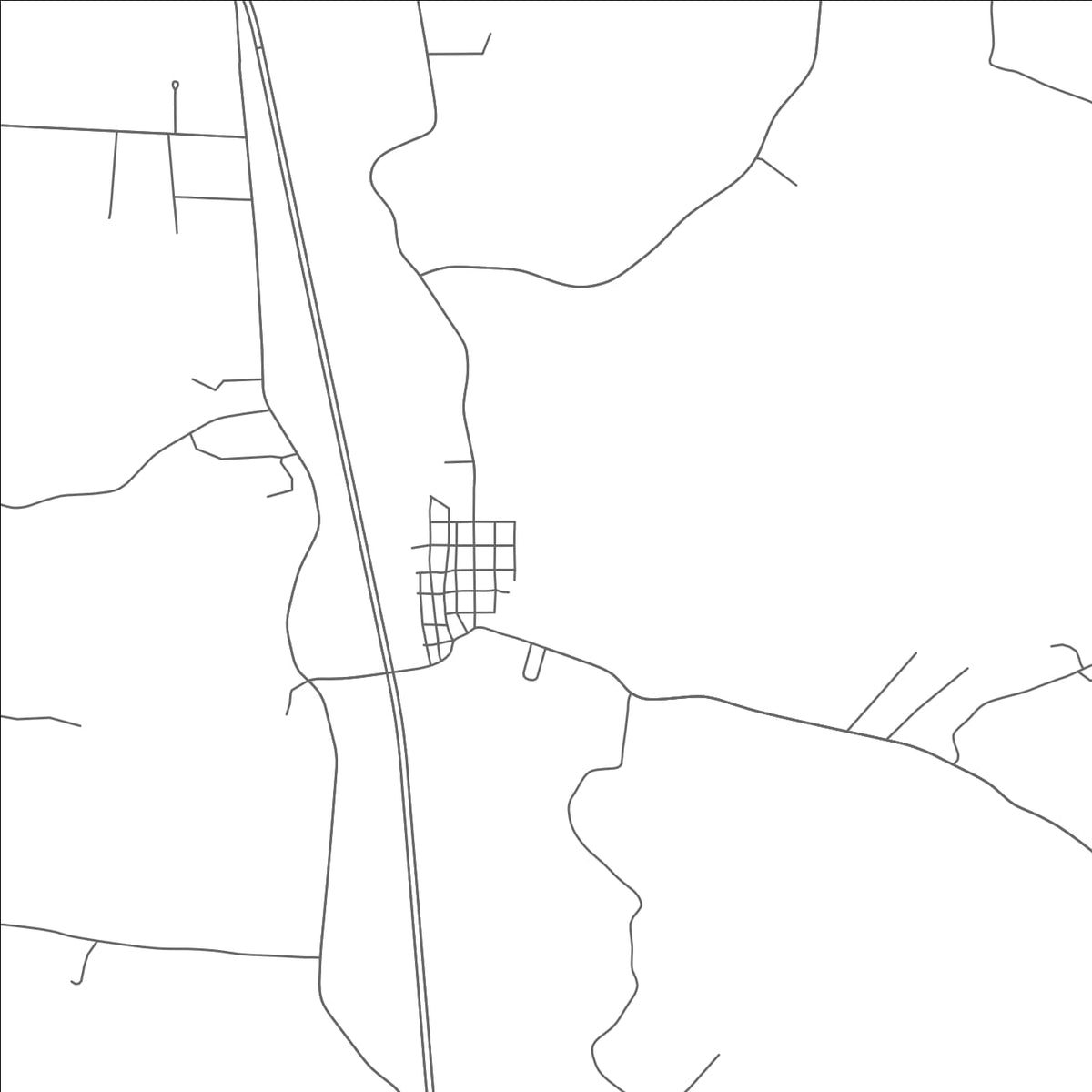 ROAD MAP OF SUGAR GROVE, OHIO BY MAPBAKES