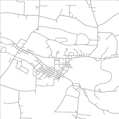 ROAD MAP OF SUGARCREEK, OHIO BY MAPBAKES