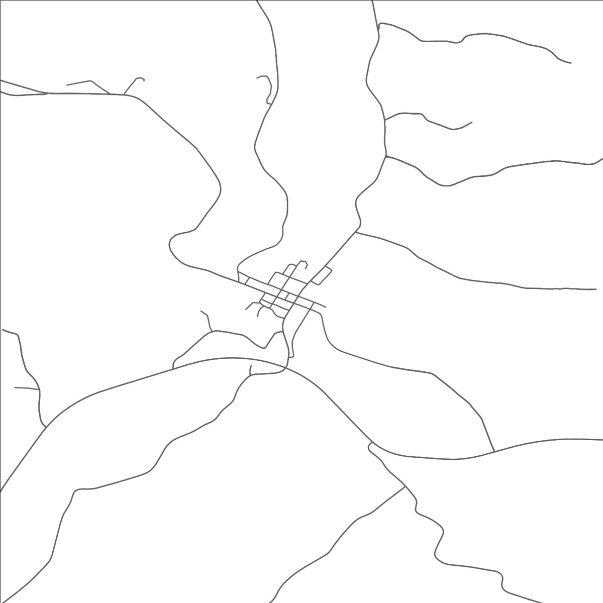 ROAD MAP OF SUMMERFIELD, OHIO BY MAPBAKES