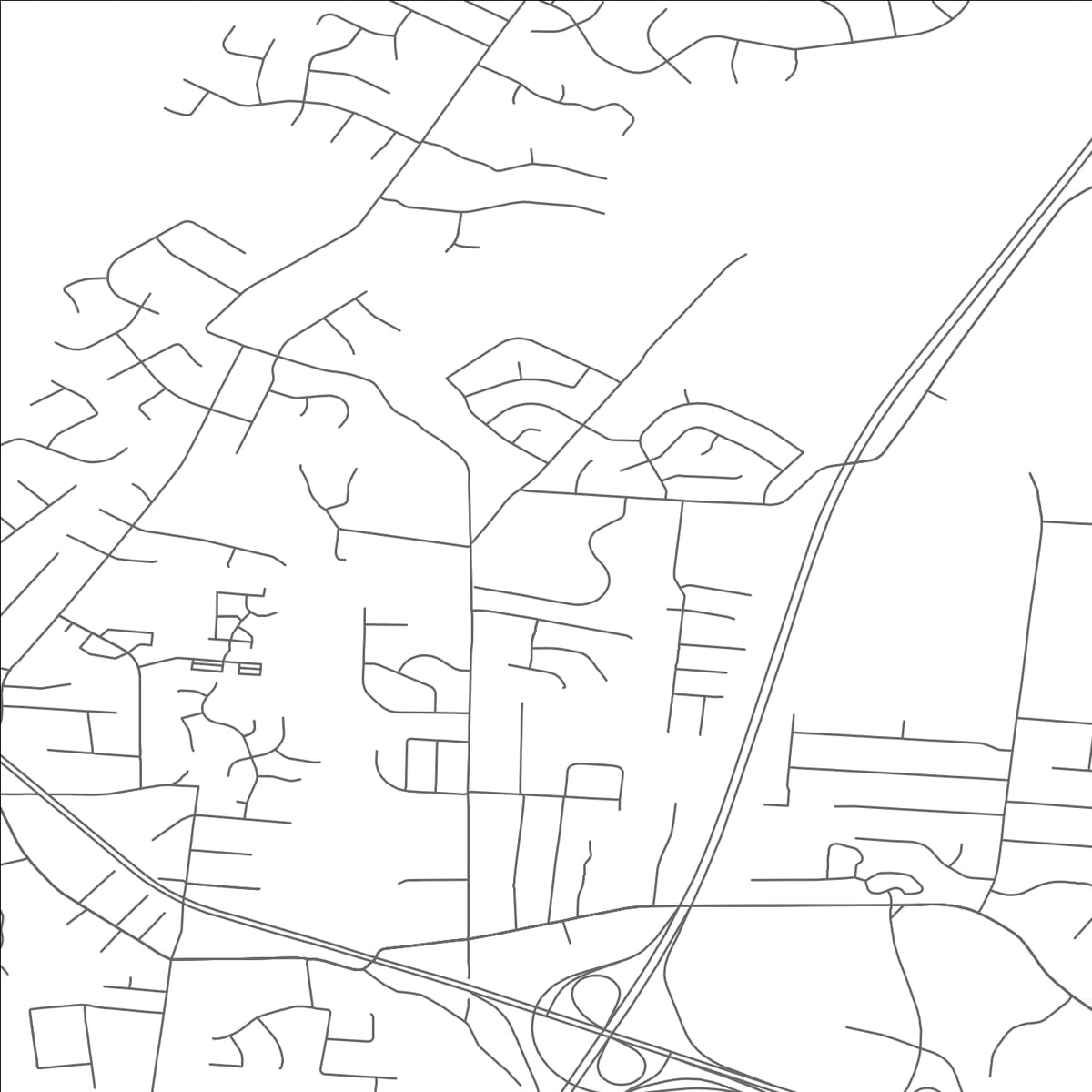 ROAD MAP OF SUMMERSIDE, OHIO BY MAPBAKES