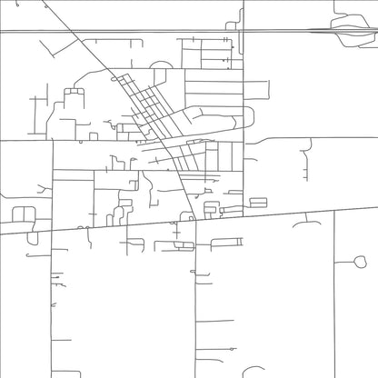 ROAD MAP OF SWANTON, OHIO BY MAPBAKES