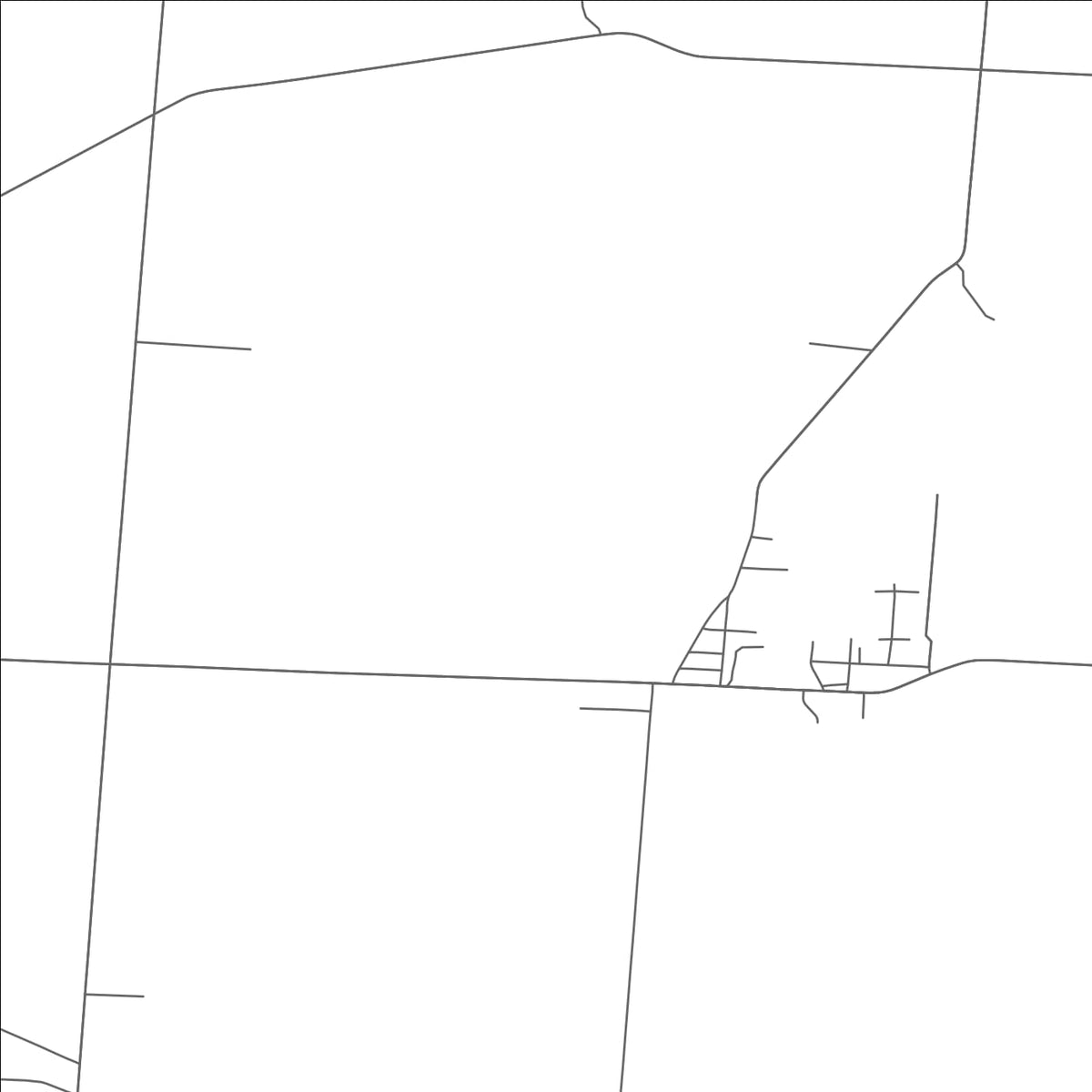 ROAD MAP OF THURSTON, OHIO BY MAPBAKES