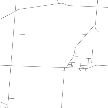 ROAD MAP OF THURSTON, OHIO BY MAPBAKES