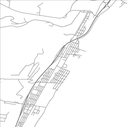 ROAD MAP OF TILTONSVILLE, OHIO BY MAPBAKES