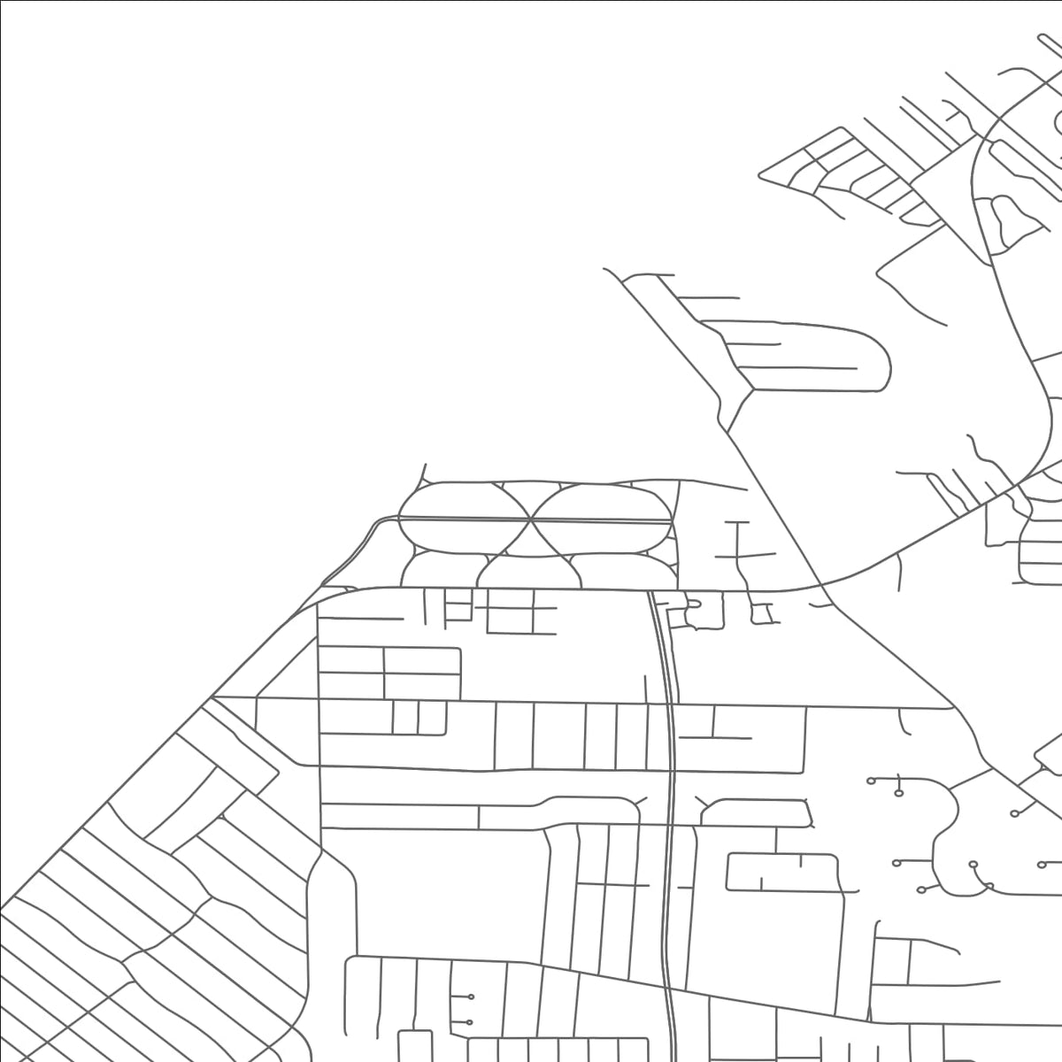 ROAD MAP OF TIMBERLAKE, OHIO BY MAPBAKES