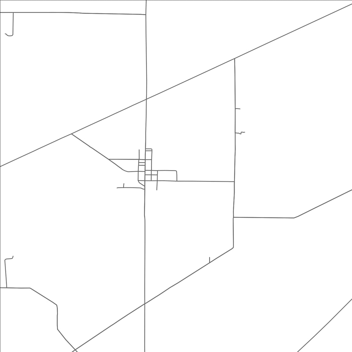 ROAD MAP OF TIRO, OHIO BY MAPBAKES