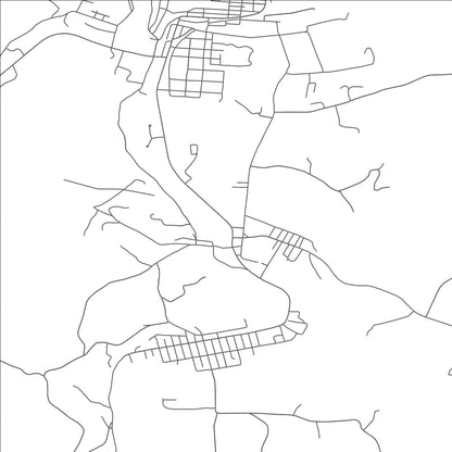 ROAD MAP OF TRIMBLE, OHIO BY MAPBAKES