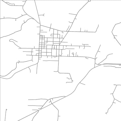 ROAD MAP OF TUSCARAWAS, OHIO BY MAPBAKES