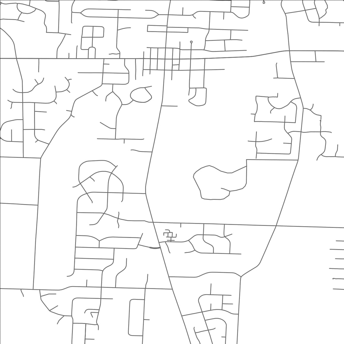 ROAD MAP OF UNIONTOWN, OHIO BY MAPBAKES